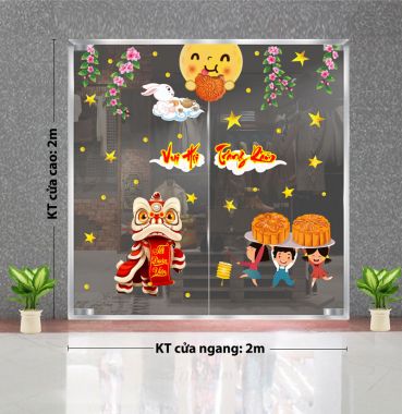 TRANG TRÍ TRUNG THU CHO TRƯỜNG ANH NGỮ THƯỞNG BÁNH TRUNG THU CÙNG TRĂNG TRÒN