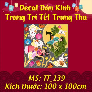 TRANG TRÍ TRUNG THU CHO KHU PHỐ CHỊ HẰNG VÀ THỎ TRẮNG VUI HỘI TRĂNG RẰM
