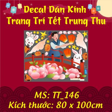 TRANG TRÍ TRUNG THU TRUNG TÂM ANH NGỮ CHÚ CUỘI HẰNG NGA VUI HỘI TRĂNG RẰM