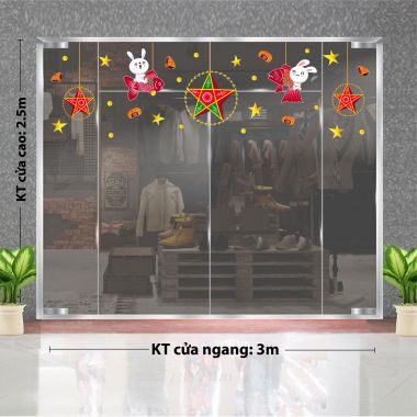 TRANG TRÍ TẾT TRUNG THU LỒNG ĐÈN ÔNG SAO LỒNG ĐÈN CÁ CHÉP