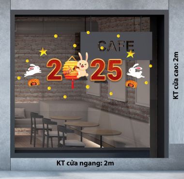 DECAL TRANG TRÍ TRUNG THU CHO TRUNG TÂM ANH NGỮ 2025