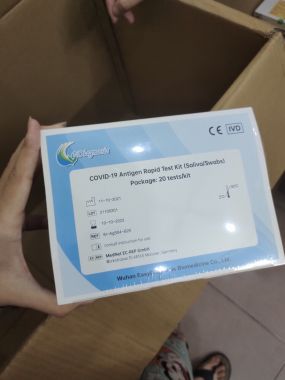 Kit test nước bọt Covid-19 Antigen Rapid EDiagnosis