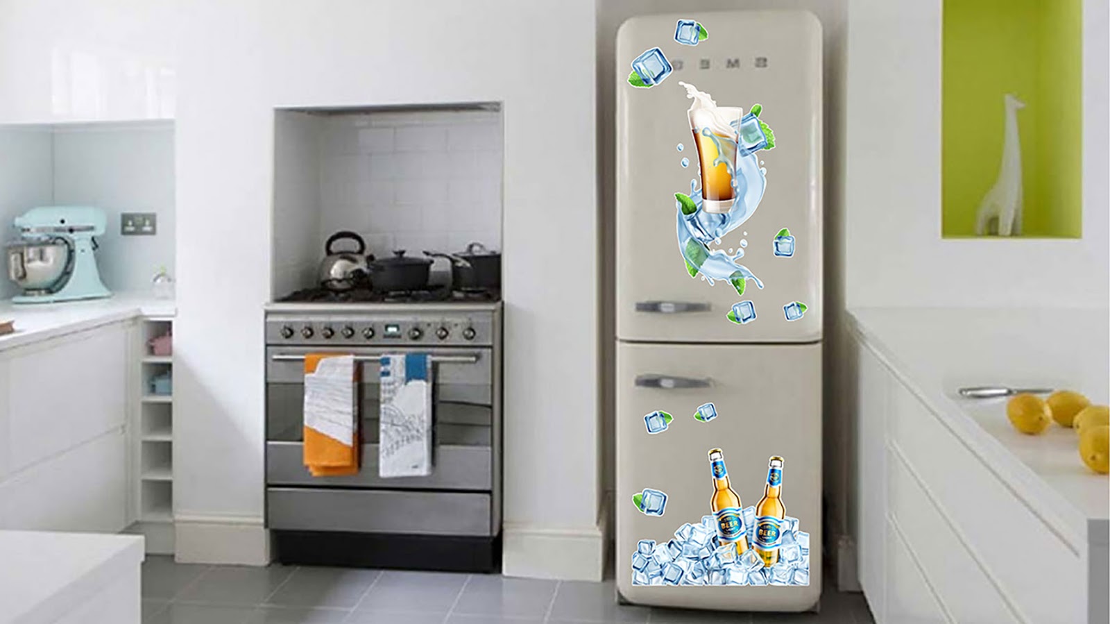 Tại sao decal trang trí tủ lạnh lại được yêu thích đến như vậy?