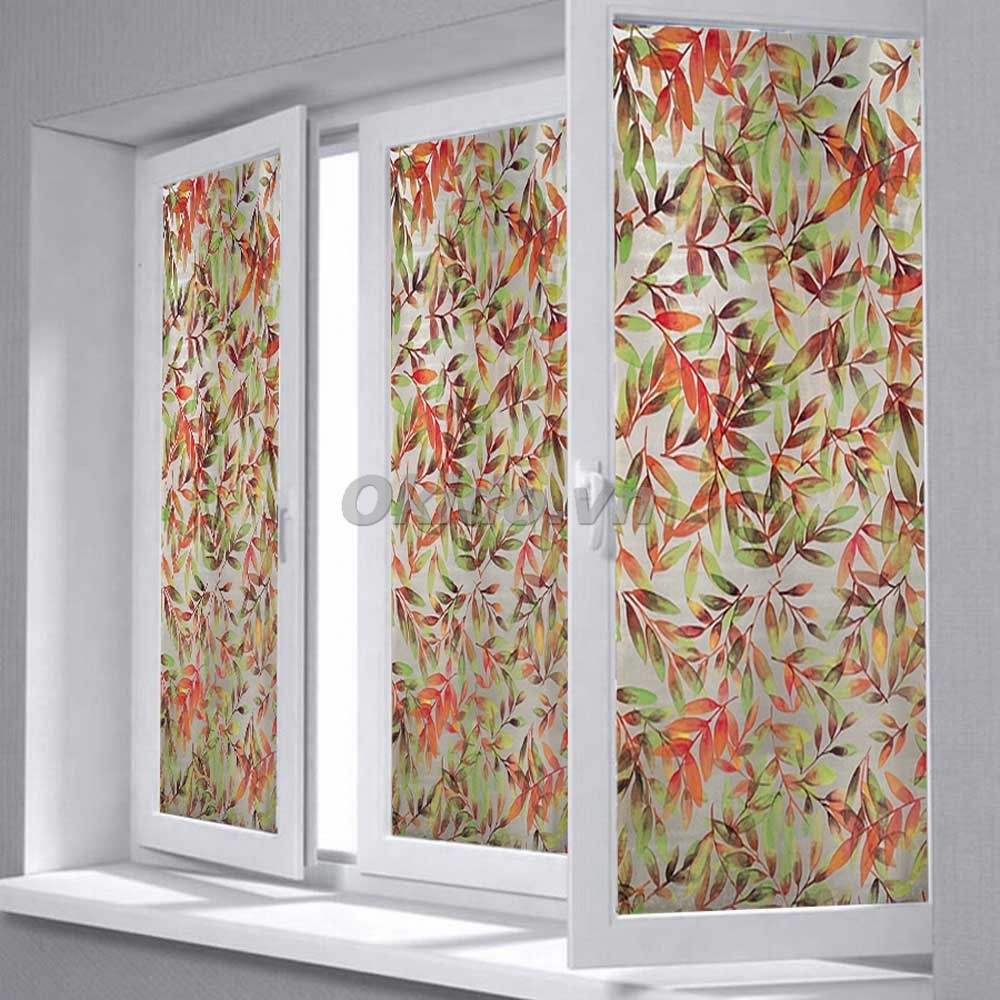 DECAL MỜ 3D L&Aacute; SẮC M&Agrave;U