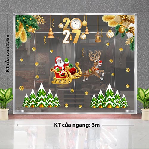 TRANG TR&Iacute; NOEL TR&Ecirc;N K&Iacute;NH CHO C&Ocirc;NG TY Đ&Ocirc;I TUẦN LỘC V&Agrave; D&Acirc;Y CH&Acirc;U V&Agrave;NG