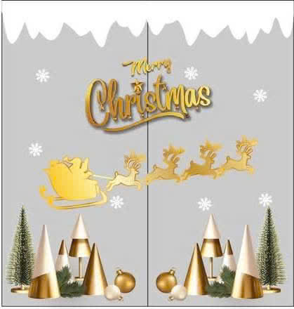 TRANG TRÍ NOEL CHO TIỆM SPA CÂY THÔNG VÀ DÂY BĂNG TUYẾT