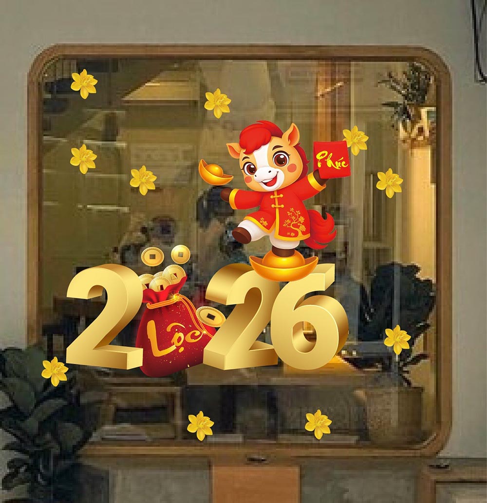 Trang trí Tết Bính Ngọ 2026 