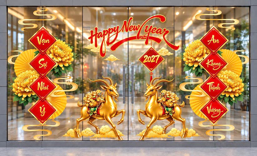 DECAL TRANG TR&Iacute; TẾT 2027 ĐINH M&Ugrave;I VẠN SỰ NHƯ &Yacute;