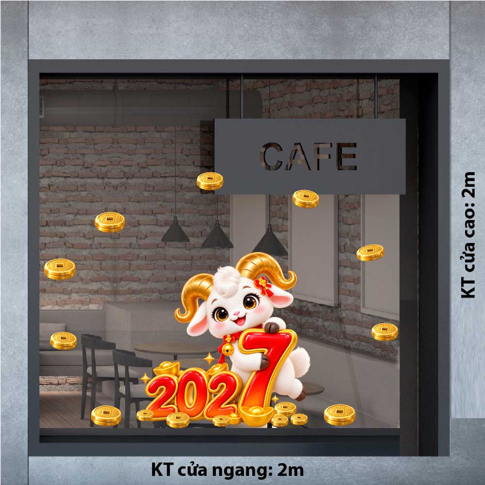 Hướng dẫn mua decal trang trí Tết chất lượng: Xuất xứ – Chất liệu – Kích thước