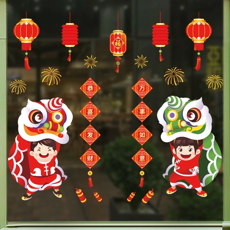 Xu Hướng Decal Trang Trí Tết 2026 – Decal Tết Tĩnh Điện Lên Ngôi