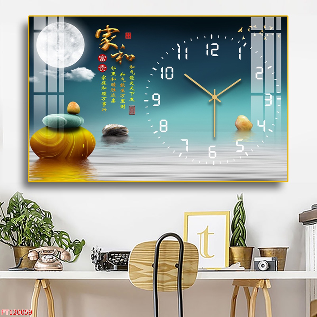 Tranh Đồng Hồ Tráng Gương – Sự Kết Hợp Hoàn Hảo Giữa Nghệ Thuật và Công Năng