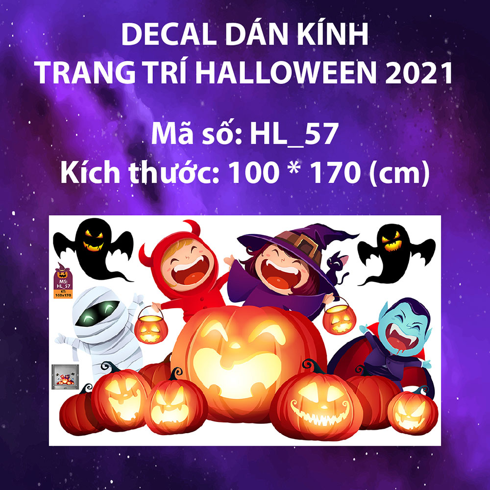 decal trang trí halloween giá rẻ quận Gò Vấp