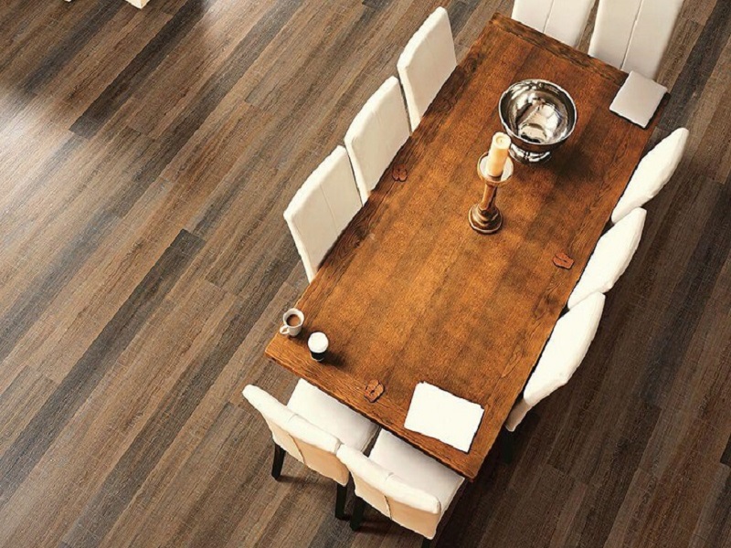 SÀN NHỰA VINYL TRANG TRÍ NHÀ ĂN