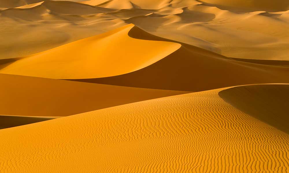 Tranh 3D đồi cát vàng