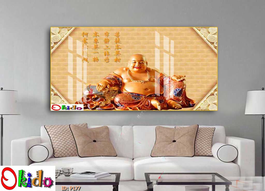 IN HÌNH NỀN PHẬT DI LẠC
