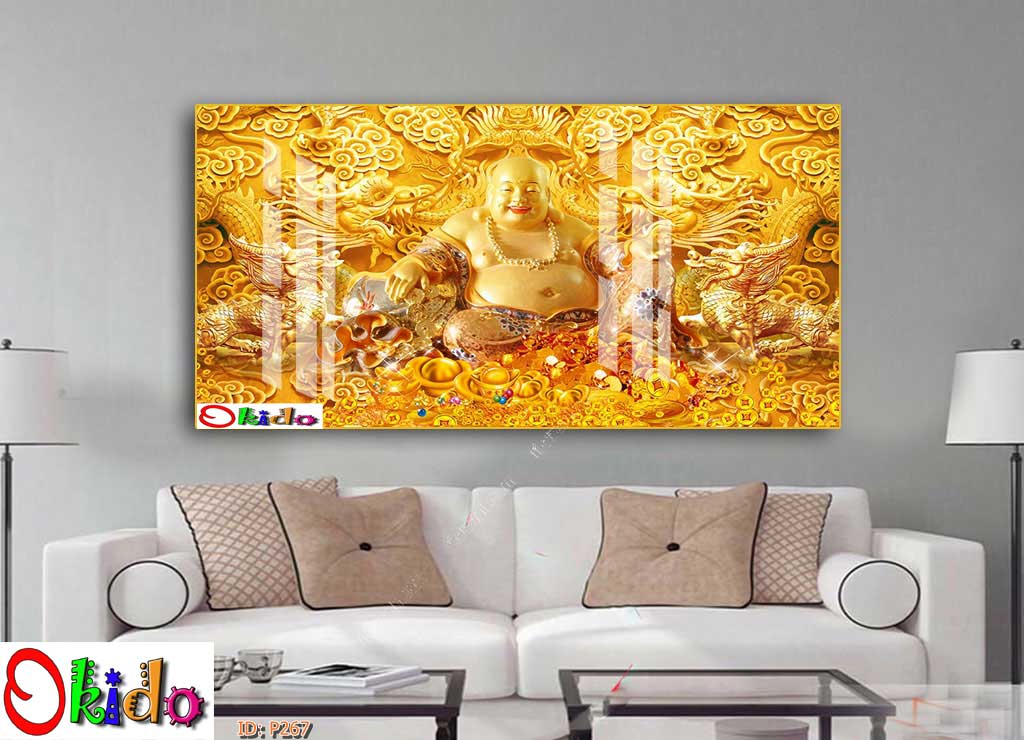 TRANH DÁN TƯỜNG PHẬT DI LẠC