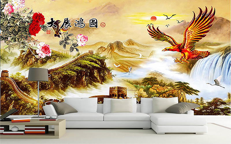 TRANH DÁN TƯỜNG 3D VẠN LÝ TRƯỜNG THÀNH