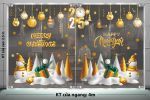 TRANG TRÍ GIÁNG SINH 2025 CHO KHÁCH SẠN NGƯỜI TUYẾT BÊN HÀNG THÔNG TRẮNG VÀNG