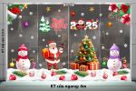 TRANG TRÍ GIÁNG SINH 2025 CHO KHÁCH SẠN ÔNG GIÀ NOEL BÊN CÂY THÔNG VÀ CẶP ĐÔI NGƯỜI TUYẾT