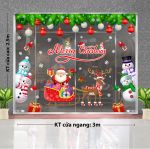 TRANG TRÍ GIÁNG SINH NHỮNG NGƯỜI BẠN TUYẾT LẤP LÓ BÊN XE KÉO ÔNG GIÀ NOEL