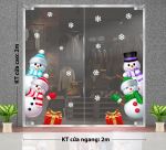 DECAL TRANG TRÍ GIÁNG SINH NHỮNG NGƯỜI BẠN TUYẾT LẤP LÓ ĐÒN CHÀO