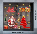 TRANG TRÍ GIÁNG SINH CHO TRƯỜNG HỌC ÔNG GIÀ NOEL BÊN CÂY THÔNG ĐỎ