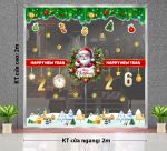 TRANG TRÍ GIÁNG SINH CHO TIỆM SPA DÂY RUY BĂNG ĐỎ ÔNG GIÀ NOEL DƯỚI CÁNH ĐỒNG TUYẾT