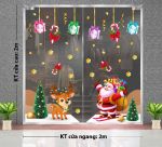 TRANG TRÍ GIÁNG SINH CHO CỬA TRƯỜNG HỌC ÔNG GIÀ NOEL VÀ TUẦN LỘC NHỎ TRÊN NÚI TUYẾT