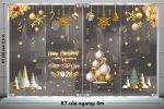 TRANG TRÍ GIÁNG SINH CHO TIỆM SPA CÂY THÔNG VÀ PHỤ KIỆN SẮC VÀNG 