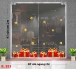 DEAL TRANG TRÍ NOEL HỘP QUÀ ĐỎ VÀ BÔNG TUYẾT VÀNG