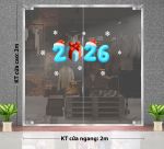DECAL TRANG TRÍ NOEL 2026 XANH PASTEL