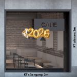 DECAL TRANG TRÍ NOEL 2026 VÀNG ĐỒNG