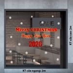 DECAL TRANG TRÍ MERRY CHRISMAST AND HAPPY NEW YEAR 2026