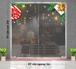 DECAL TRANG TRÍ NOEL THÔNG XANH VÀ HỘP QUÀ TRANG TRÍ
