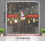 DECAL TRANG TRÍ NOEL DÂY TREO ÔNG GIÀ NOEL 2026