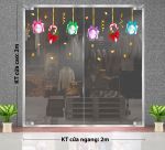 DECAL TRANG TRÍ NOEL DÂY TREO NHỮNG HỘP QUÀ