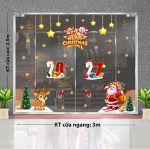 DECAL TRANG TRÍ GIÁNG SINH CHO CÔNG TY ÔNG GIÀ NOEL VÀ TUẦN LỘC NHỎ