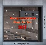 DECAL TRANG TRÍ MERRY CHRISMAST AND HAPPY NEW YEAR 2027