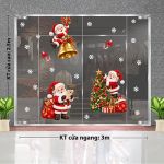 DECAL TRANG TRÍ GIÁNG SINH ÔNG GIÀ NOEL ĐỦ LOẠI
