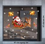 DECAL TRANG TRÍ GIÁNG SINH ÔNG GIÀ NOEL TRÊN XE TUẦN LỘC