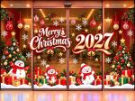 DÁN KÍNH TRANG TRÍ NOEL CHO SẢNH CHUNG CƯ ĐÓN GIÁNG SINH