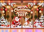 DECAL TRANG TRÍ GIÁNG SINH CHO NGÂN HÀNG CÁNH ĐỒNG TUYẾT