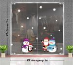 DECAL TRANG TRÍ GIÁNG SINH ÔNG GIÀ NOEL VÀ NHỮNG NGƯỜI BẠN