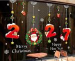 DECAL TĨNH ĐIỆN TRANG TRÍ NOEL CHO CÔNG TY DÂY TREO 2027