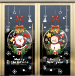 DECAL TRANG TRÍ GIÁNG SINH QUẢ CẦU TUYẾT ÔNG GIÀ NOEL VÀ NGƯỜI TUYẾT