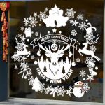 DECAL TRANG TRÍ NOEL VONG NGUYỆT QUẾ TUẦN LỘC TRẮNG