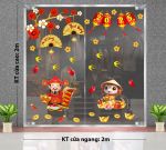 TRANG TRÍ TẾT CHO CỬA HÀNG TIỆN LỢI THẦN TÀI VÀ RẮN VÀNG CHÚC AN KHANG THỊNH VƯỢNG