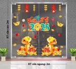 TRANG TRÍ TẾT CHO CỬA HÀNG THỜI TRANG ĐÔI RẮN VÀNG CHÀO XUÂN ẤT TỴ 2025