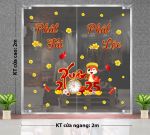 DECAL TRANG TRÍ TẾT XUÂN 2025 PHÁT TÀI PHÁT LỘC