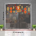 DECAL TRANG TRÍ TẾT LIỄN TREO 2025 VÀ DÂY ĐỒNG TIỀN VÀNG